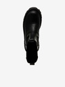 Steve Madden Černé dámské kožené kotníkové boty Steve Madden Obtain