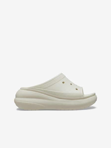 Crocs Krémové dámské pantofle Crocs Crush Slide