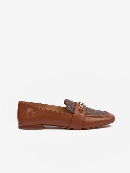 Michael Kors Hnědé dámské kožené mokasíny Michael Kors Tiffanie Loafer