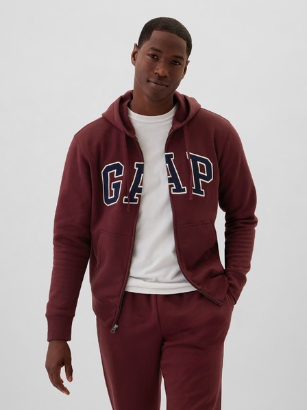 GAP Mikina na zip Logo Gap