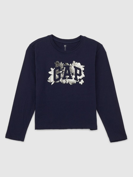 GAP Dětské tričko s metalickým logem Gap