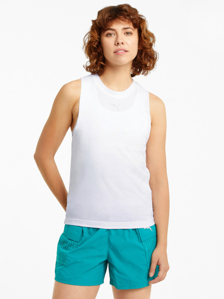Puma Bílé dámské tílko Puma Evide Mesh