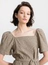 Levi's® Hnědé dámské midi šaty Levi's® Bailey