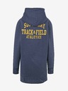 SuperDry Modré dámské mikinové šaty s potiskem na zádech Superdry