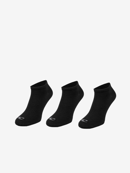 O'Neill Sada tří párů unisex ponožek v černé barvě O'Neill SNEAKER 3PK