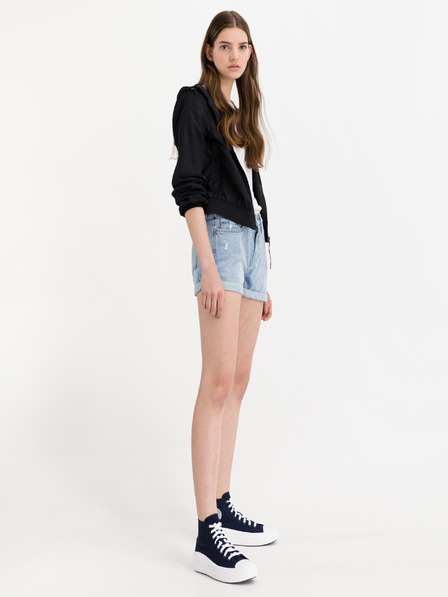 Pepe Jeans Modré džínové kraťasy Pepe Jeans Mable