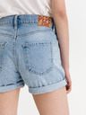 Pepe Jeans Modré džínové kraťasy Pepe Jeans Mable