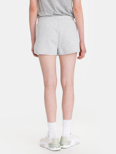 SuperDry Světle šedé dámské žíhané kraťasy SuperDry