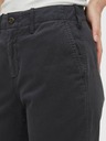 GAP Kalhoty straight khaki high rise GAP