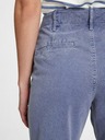 GAP Kalhoty mid rise straight khaki GAP