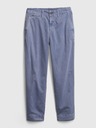 GAP Kalhoty mid rise straight khaki GAP