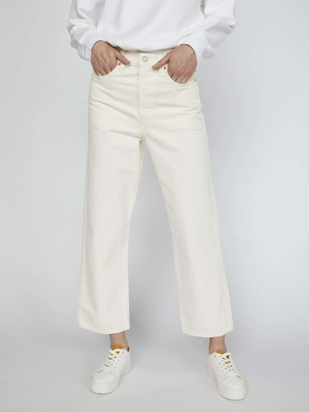 Levi's® Krémové dámské straight fit džíny Levi's®