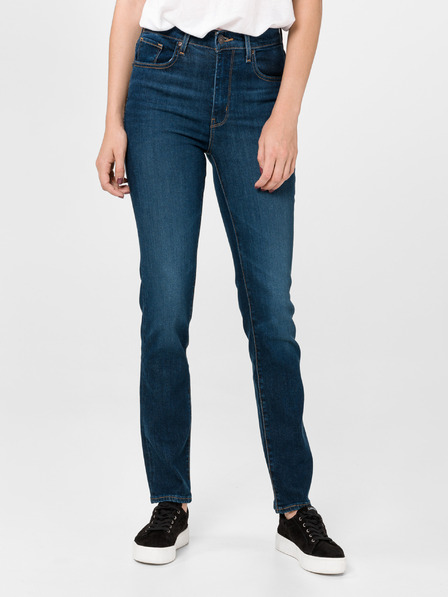 Levi's® Modré dámské straight fit džíny Levi's®