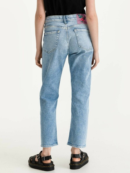 Replay Modré dámské straight fit Replay Leony