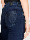 Trussardi Jeans Modré dámské straight fit džíny Trussardi Jeans