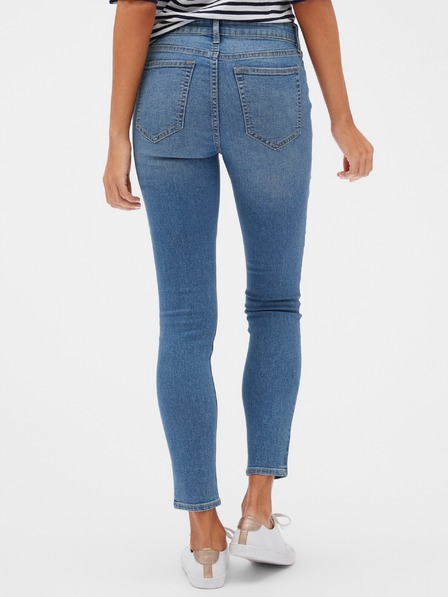 GAP Džíny Mid Rise Favorite Crop Jeggings GAP