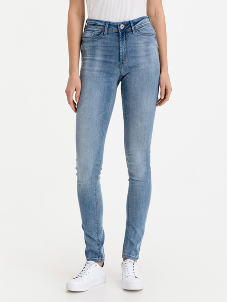 ICHI Modré dámské slim fit džíny ICHI Erin