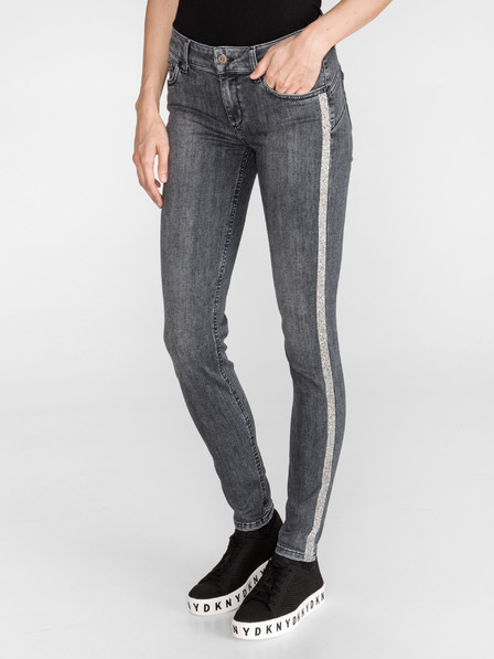 Liu Jo Šedé dámské slim fit džíny Liu Jo