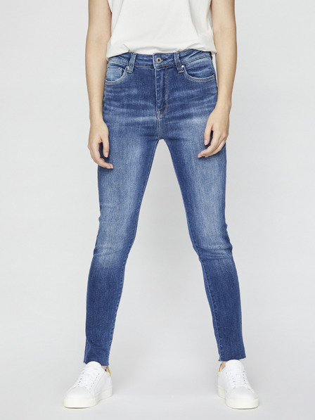 Pepe Jeans Modré dámské slim fit džíny Pepe Jeans Dion