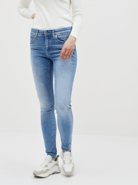Vero Moda Modré slim fit džíny VERO MODA Lux
