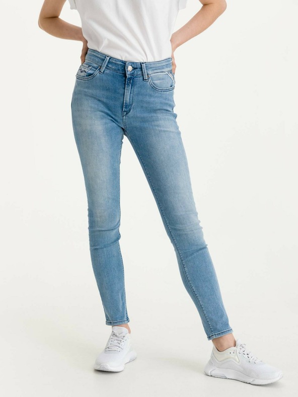 Replay Modré dámské skinny fit džíny Replay Luzien Jeans