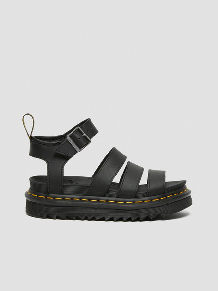 Dr. Martens Černé dámské kožené sandály Dr. Martens Blaire
