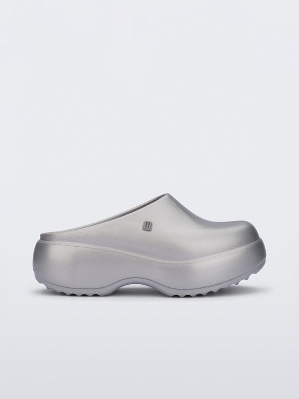 Melissa Dámské pantofle ve stříbrné barvě Melissa Free Clog Platform