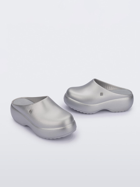 Melissa Dámské pantofle ve stříbrné barvě Melissa Free Clog Platform