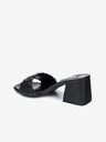 Steve Madden Černé dámské pantofle na širokém podpatku Steve Madden Aspyn