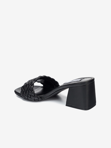 Steve Madden Černé dámské pantofle na širokém podpatku Steve Madden Aspyn
