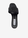 Steve Madden Černé dámské pantofle na širokém podpatku Steve Madden Aspyn