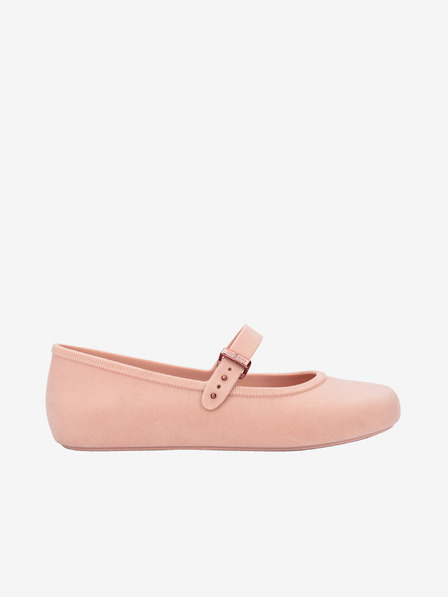 Melissa Světle růžové dámské baleríny Melissa Soft Ballerina Velvet