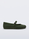 Melissa Khaki dámské baleríny Melissa Soft Ballerina Velvet