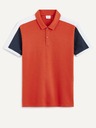 Celio Modro-oranžové pánské polo tričko Celio