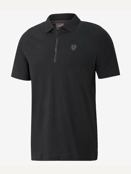 Puma Černé pánské polo tričko Ferrari Style