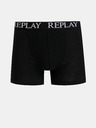 Replay Sada dvou boxerek v černé a modré barvě Replay