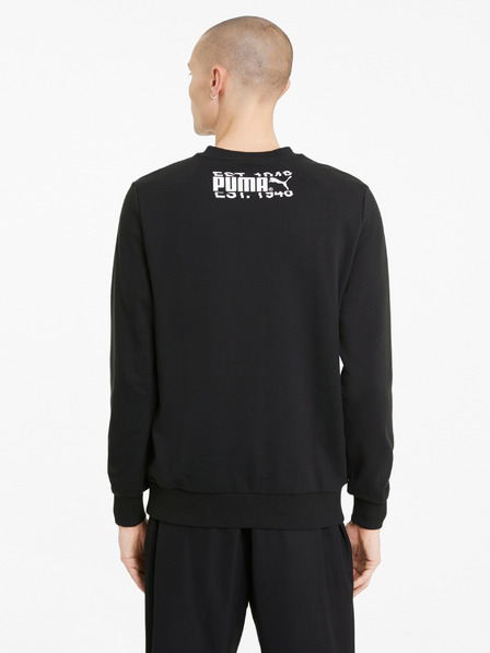 Puma Graphic Crew Mikina Puma