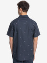 Quiksilver Tmavě modrá pánská vzorovaná košile s krátkým rukávem Quiksilver