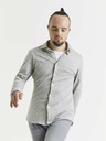 Celio Světle šedá košile Celio Sapik