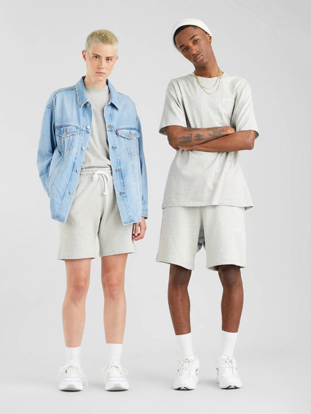 Levi's® Světle šedé unisex teplákové kraťasy Levi's®