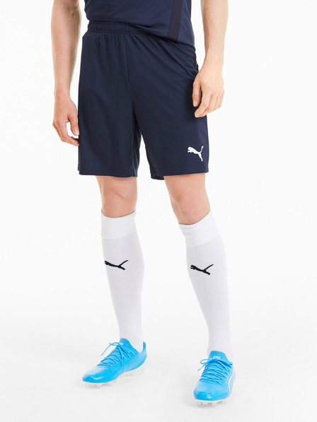Puma Tmavě modré pánské sportovní kraťasy Puma Team Goal