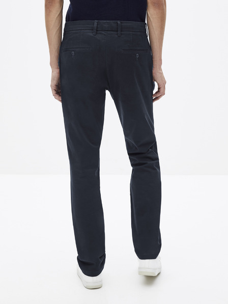 Celio Tmavě modré chino kalhoty Celio Pobelt
