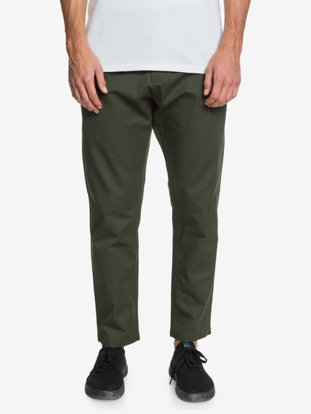 Quiksilver Zelené pánské kalhoty Quiksilver Disaray