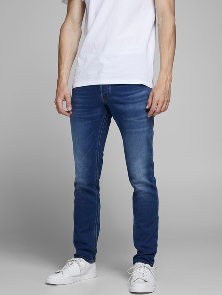 Jack & Jones Modré slim fit džíny Jack & Jones Glenn