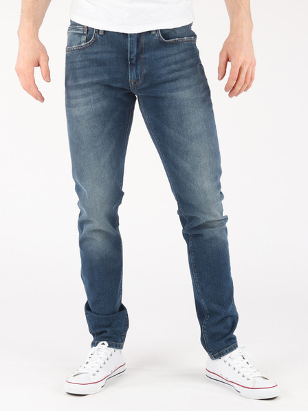 Pepe Jeans Tmavě modré pánské slim fit džíny Pepe Jeans Stanley
