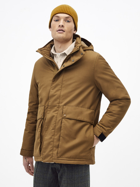 Celio Hnědá bunda Celio Supheat