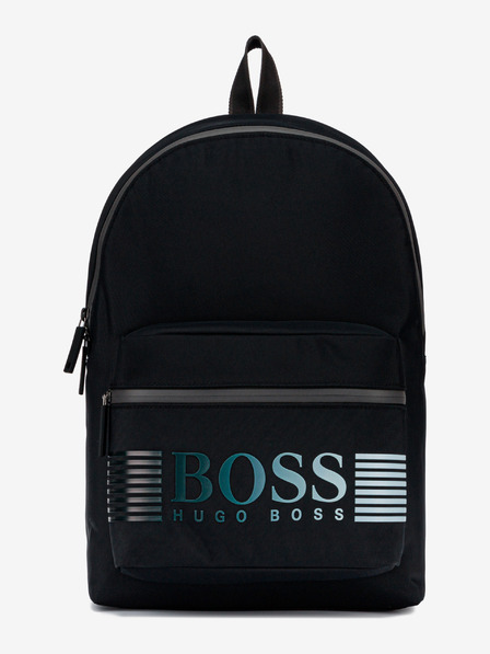 BOSS Černý pánský batoh BOSS Pixel