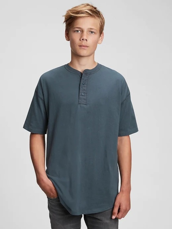 GAP Dětské Henley tričko GAP