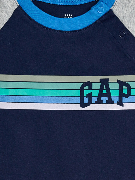 GAP Baby tričko GAP logo raglan