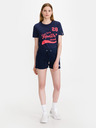 SuperDry Tmavě modré dámské teplákové kraťasy SuperDry